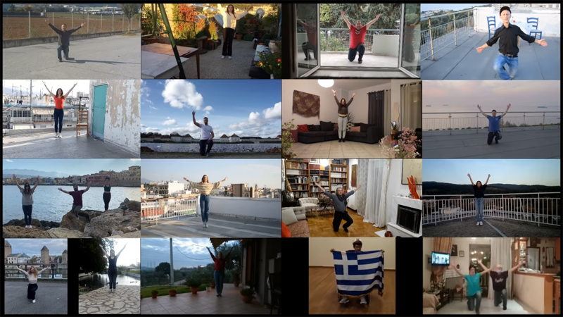 Ζορμπάς Καραντινάτος / Sirtaki Zorbas Quarantine – Χορευτικός Σύλλογος Θεσσαλονίκης “Η Ήπειρος” – Βίντεο
